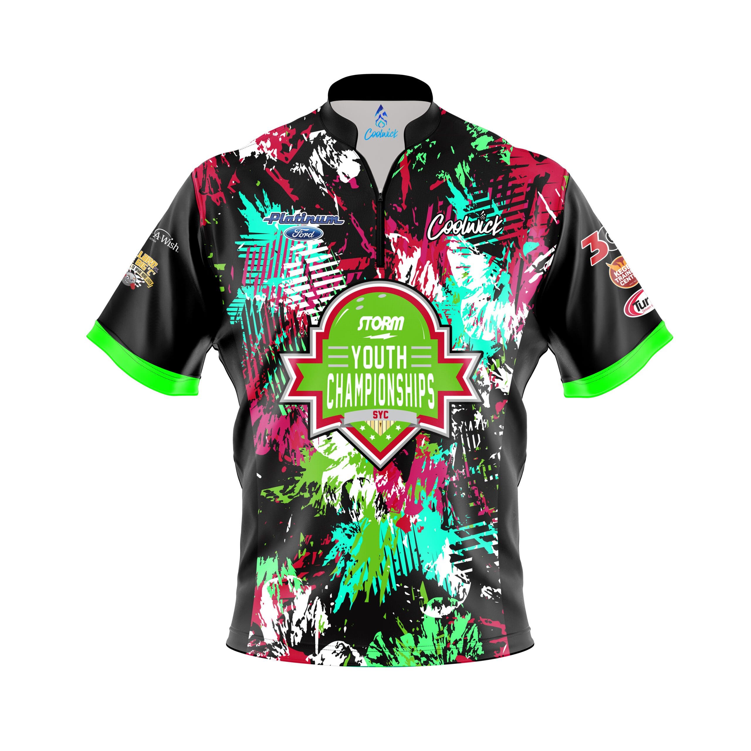 Storm Youth Championships 2024 Neon Splatter Green Jersey - Storm Youth ...